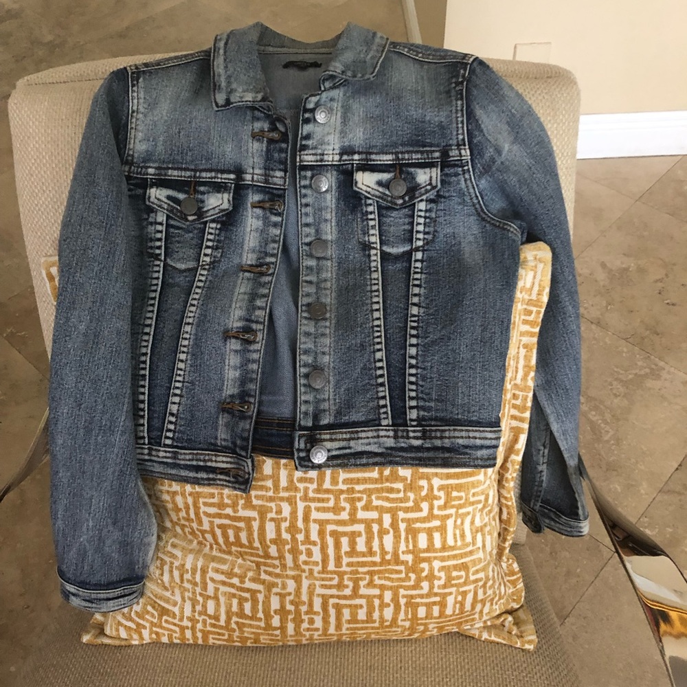 Cropped Denim Jean Jacket